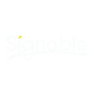 Signable logo