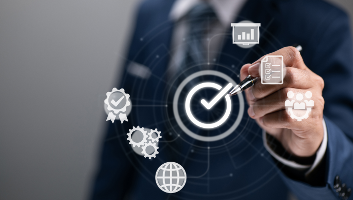 Executive approval and business workflow image